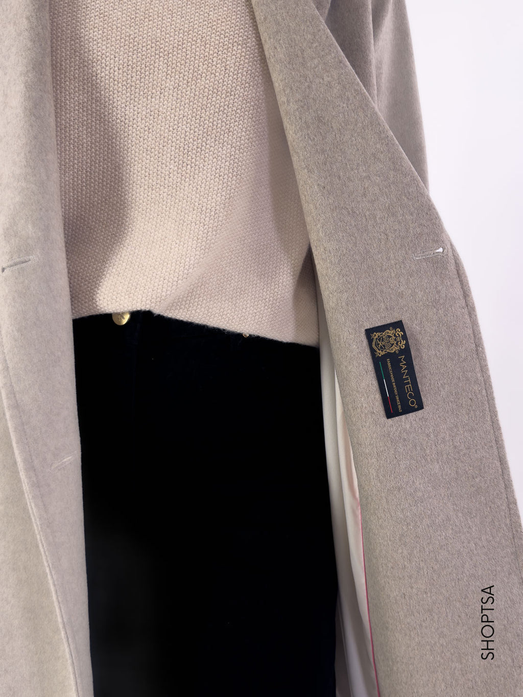 Cappotto lungo in lana ROLL