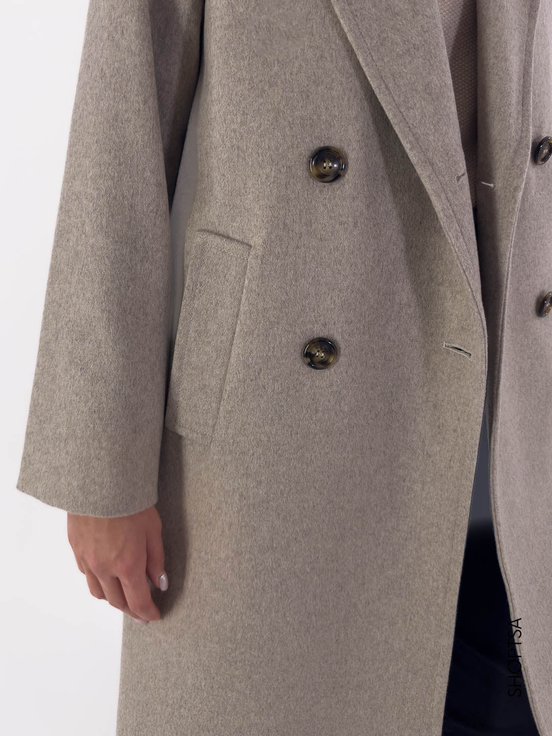 Cappotto lungo in lana ROLL