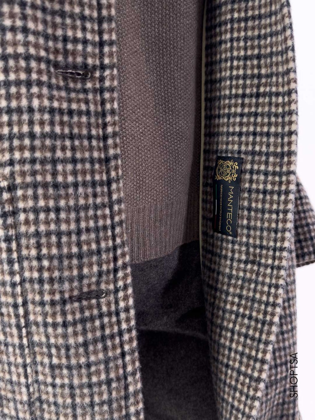 Cappotto quadretti lana ZINNIA