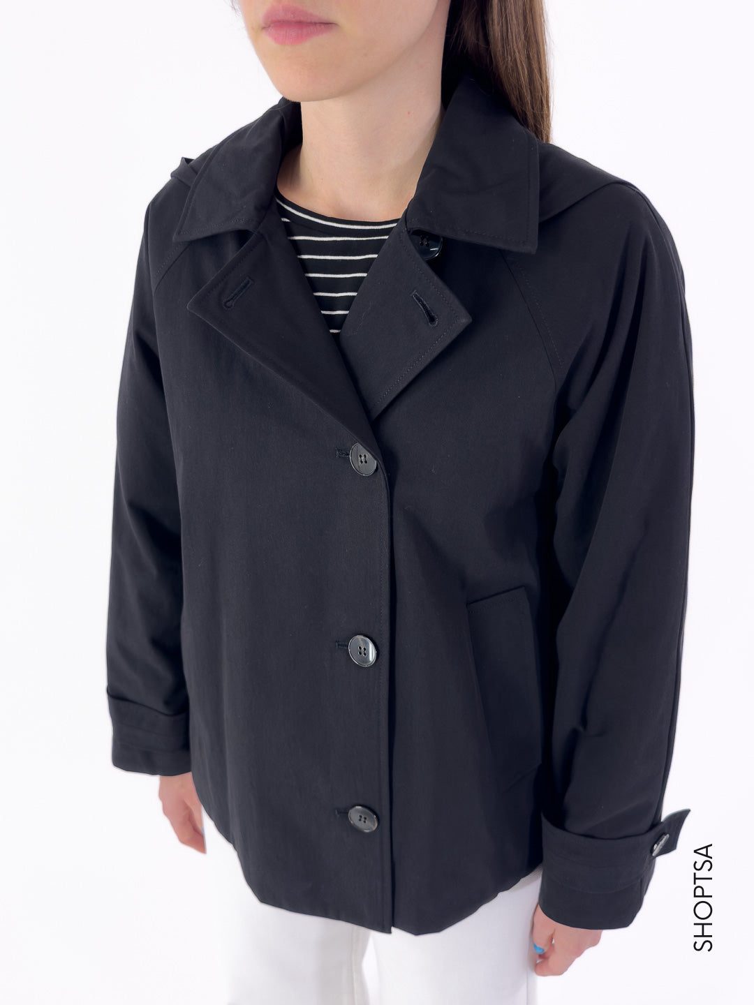 Trench imbottito corto antigoccia BENACO