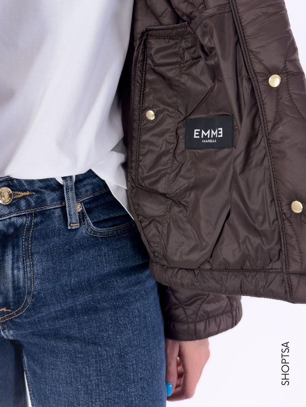 Giubbino cioccolato svasato ATHOS