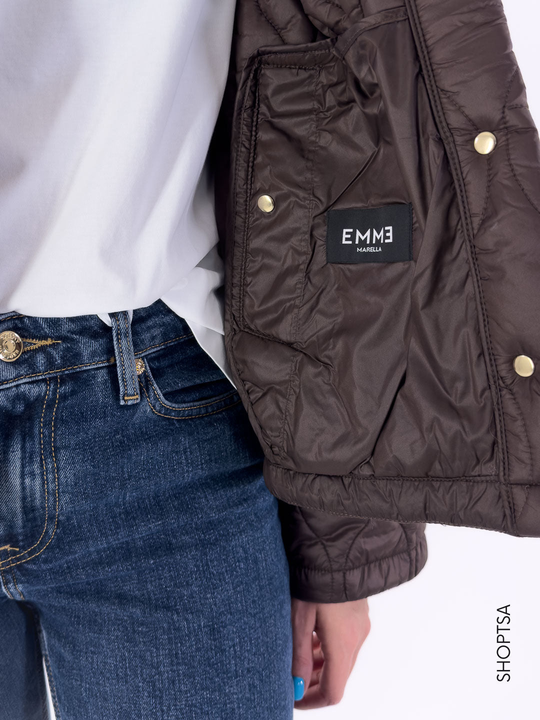 Giubbino cioccolato svasato ATHOS