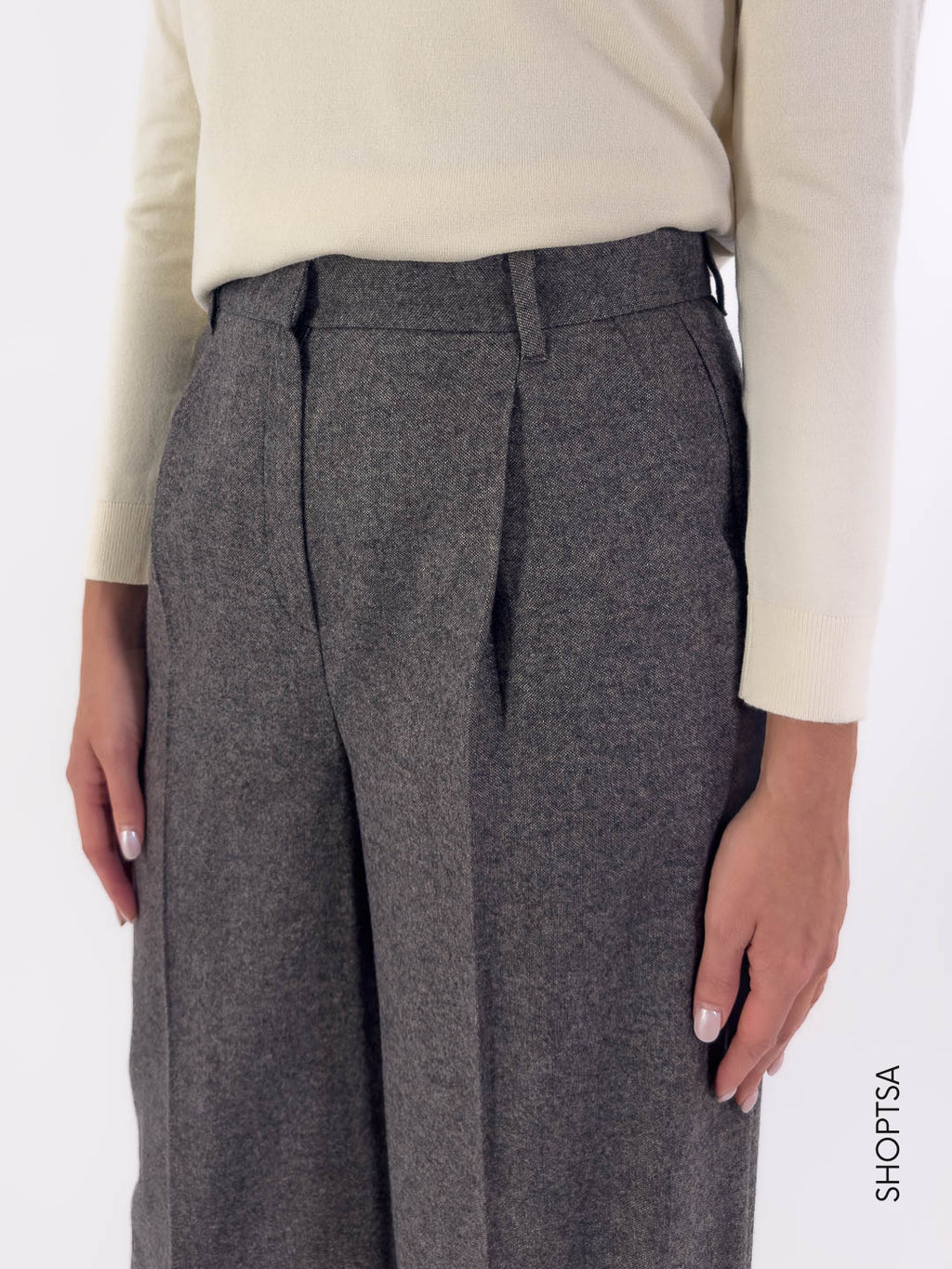 Pantalone flanella lana ODILIA