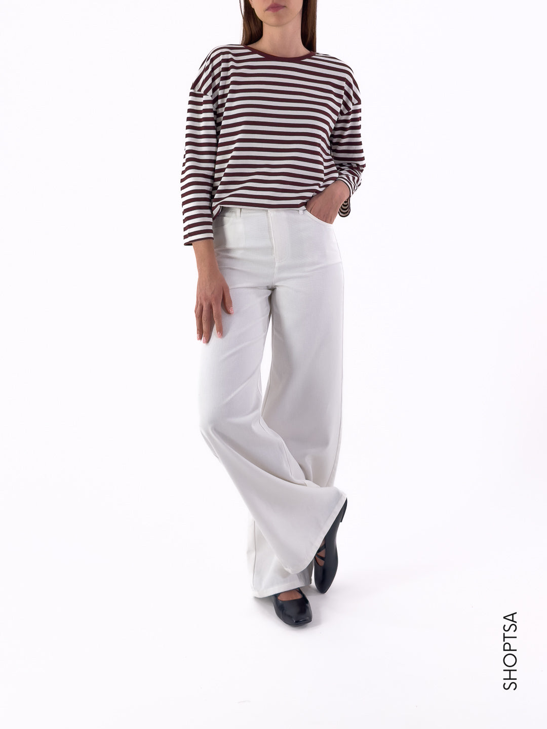 Pantalone bull di cotone TEBE