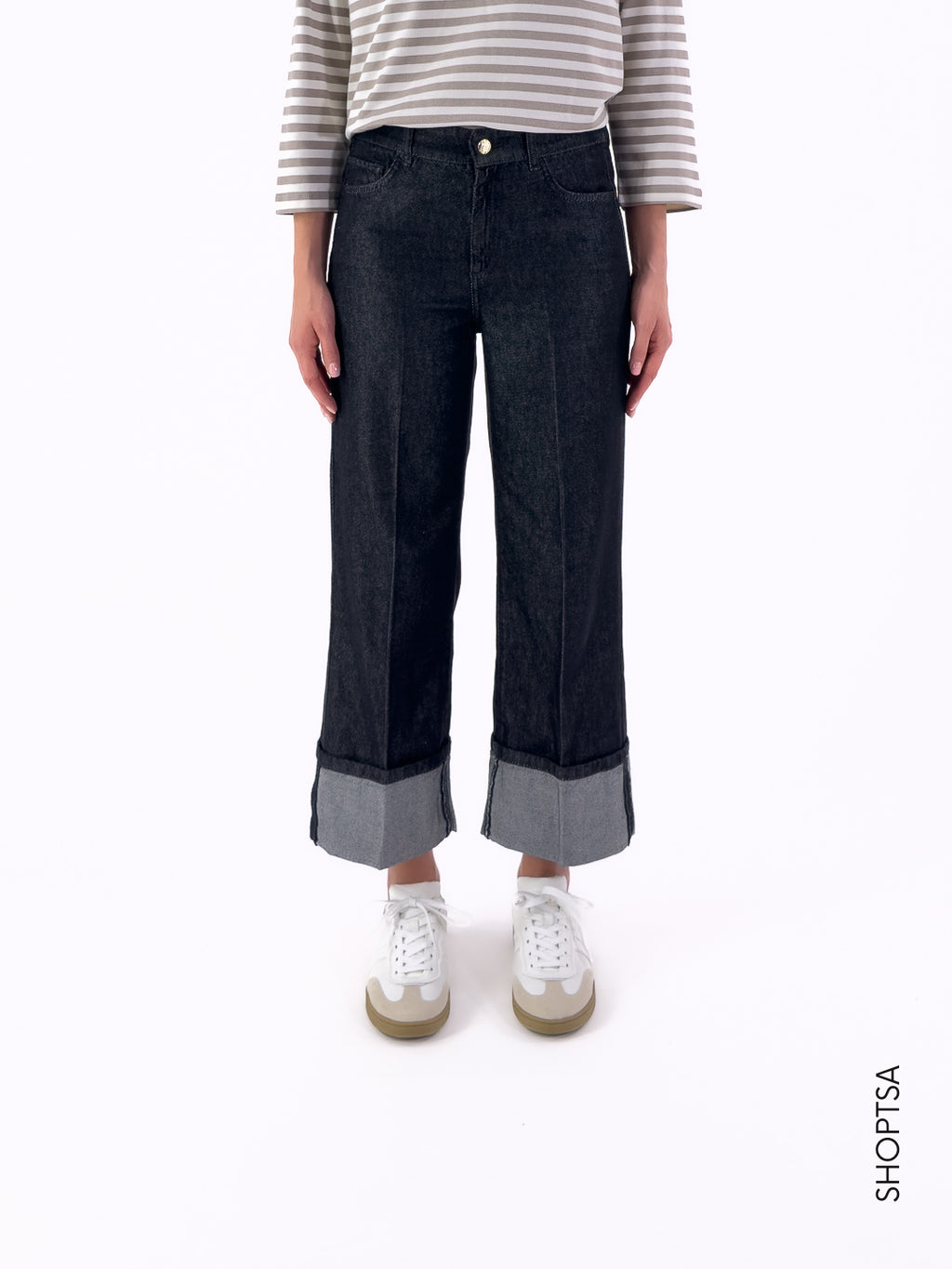 Jeans dritto nero PAINT