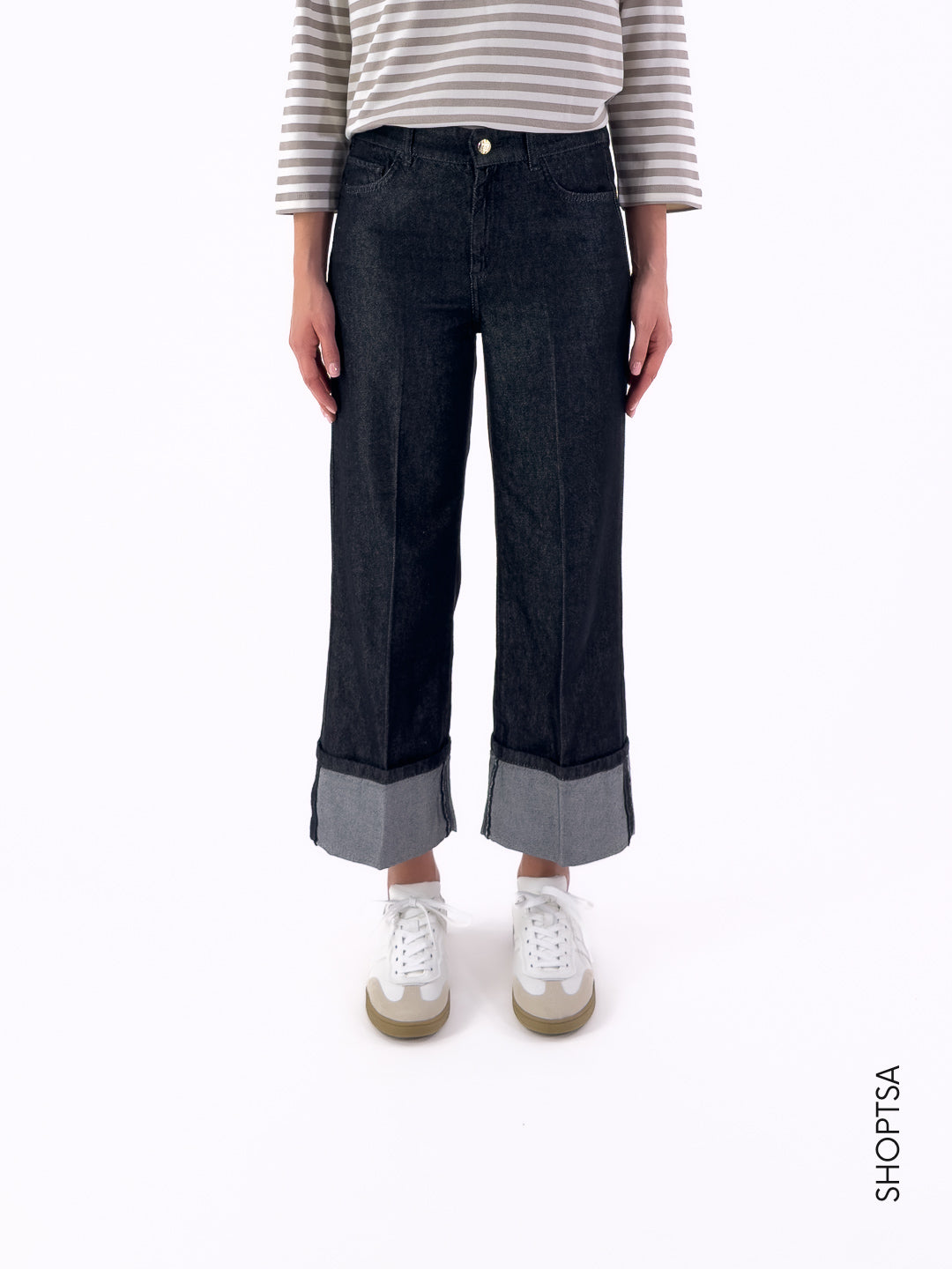 Jeans dritto nero PAINT