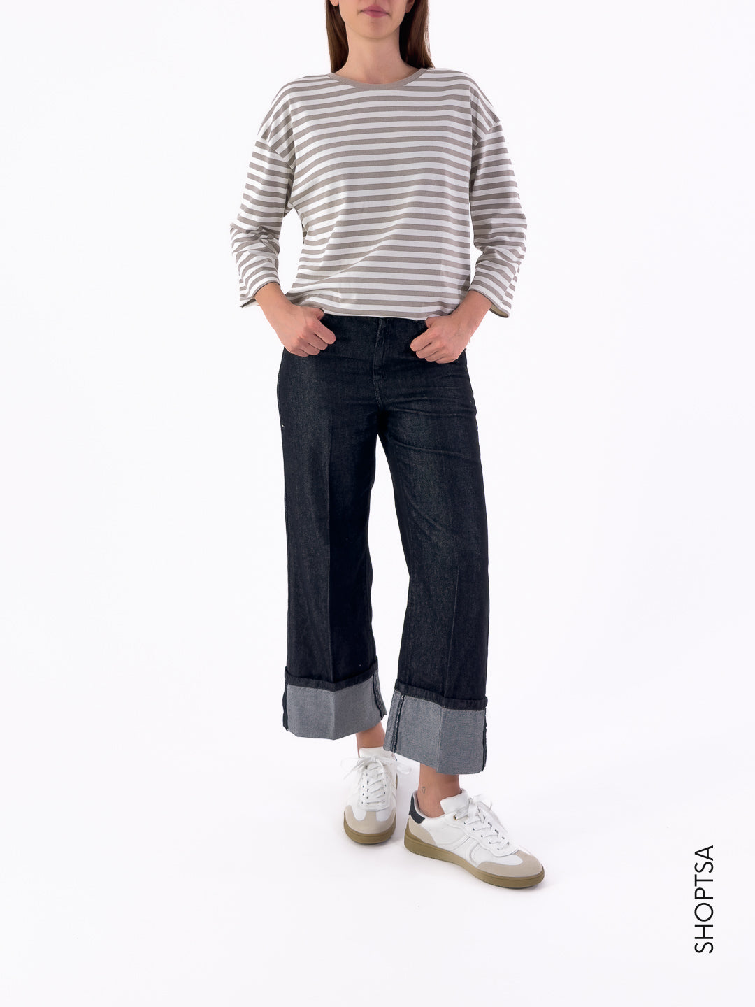 Jeans dritto nero PAINT