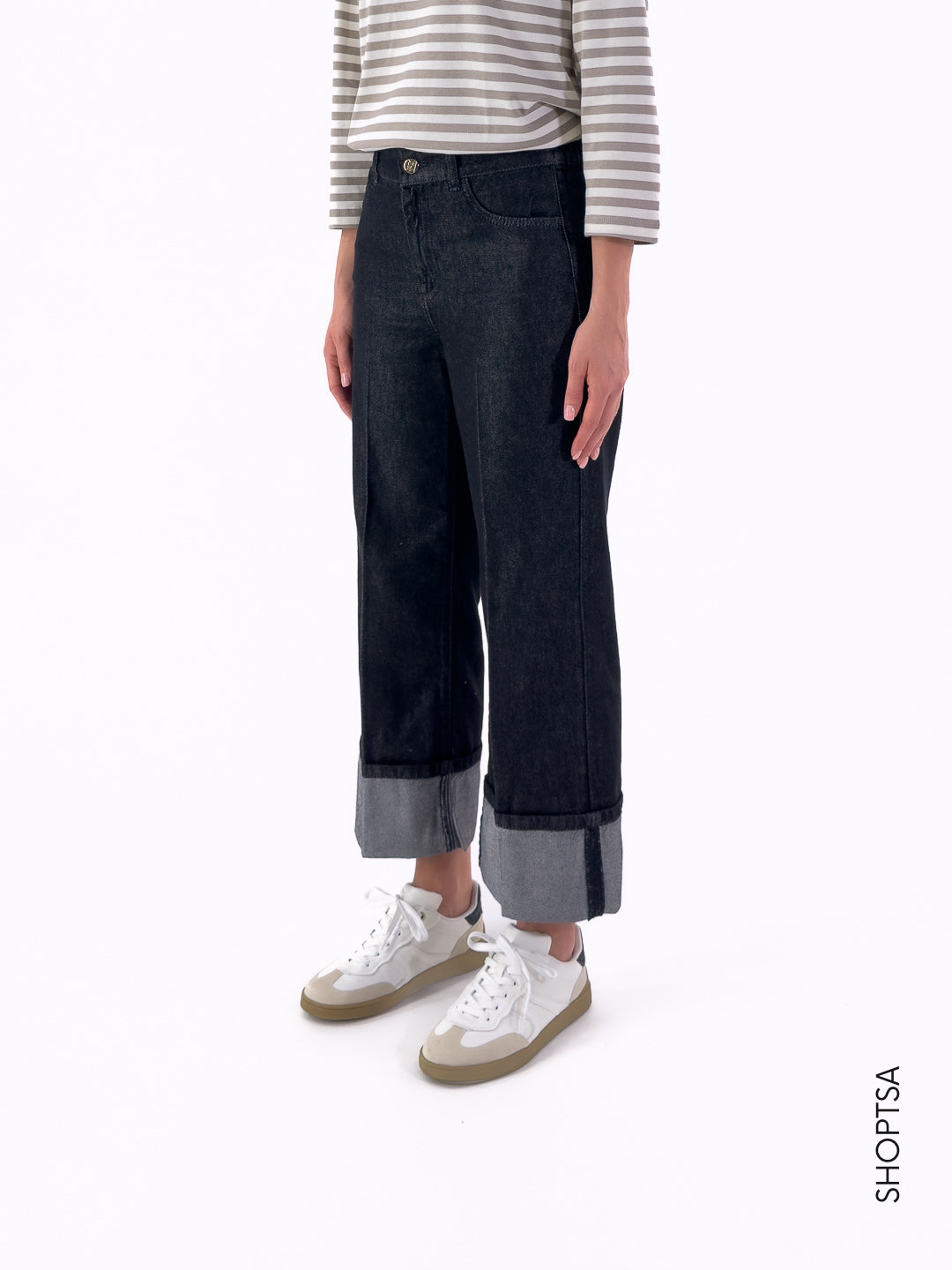 Jeans dritto nero PAINT