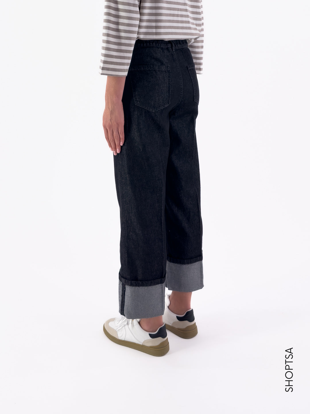 Jeans dritto nero PAINT