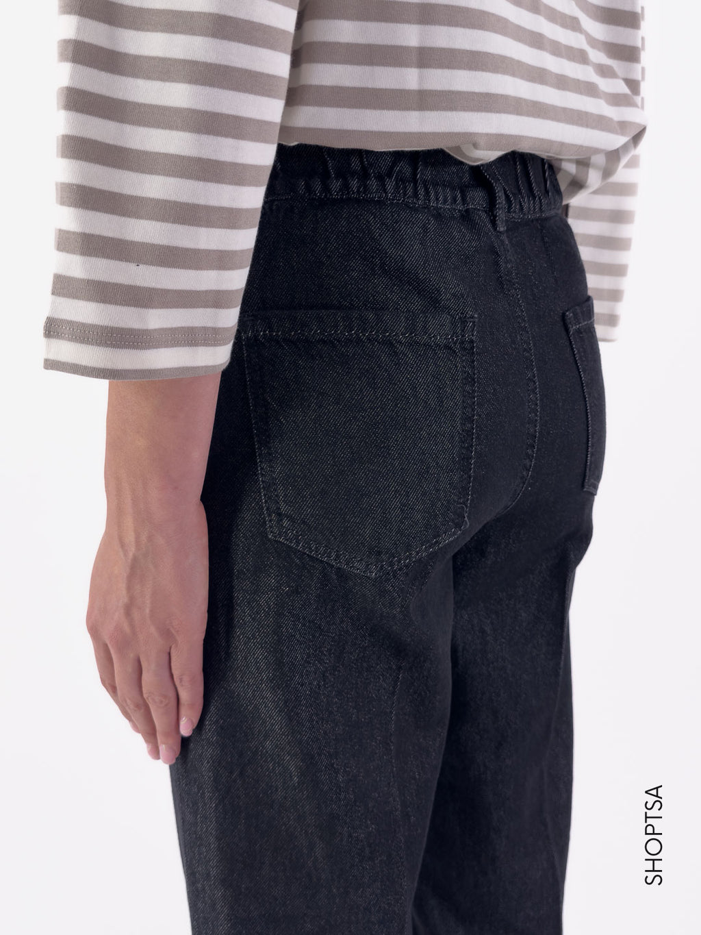 Jeans dritto nero PAINT