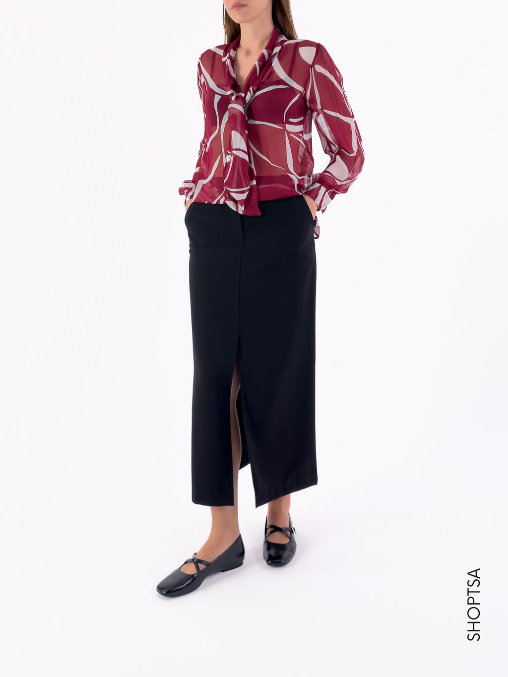 Camicia in creponne SEGOVIA