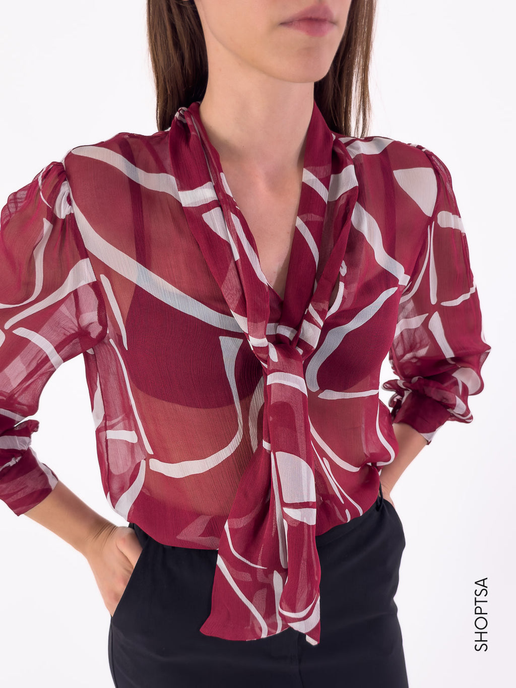 Camicia in creponne SEGOVIA