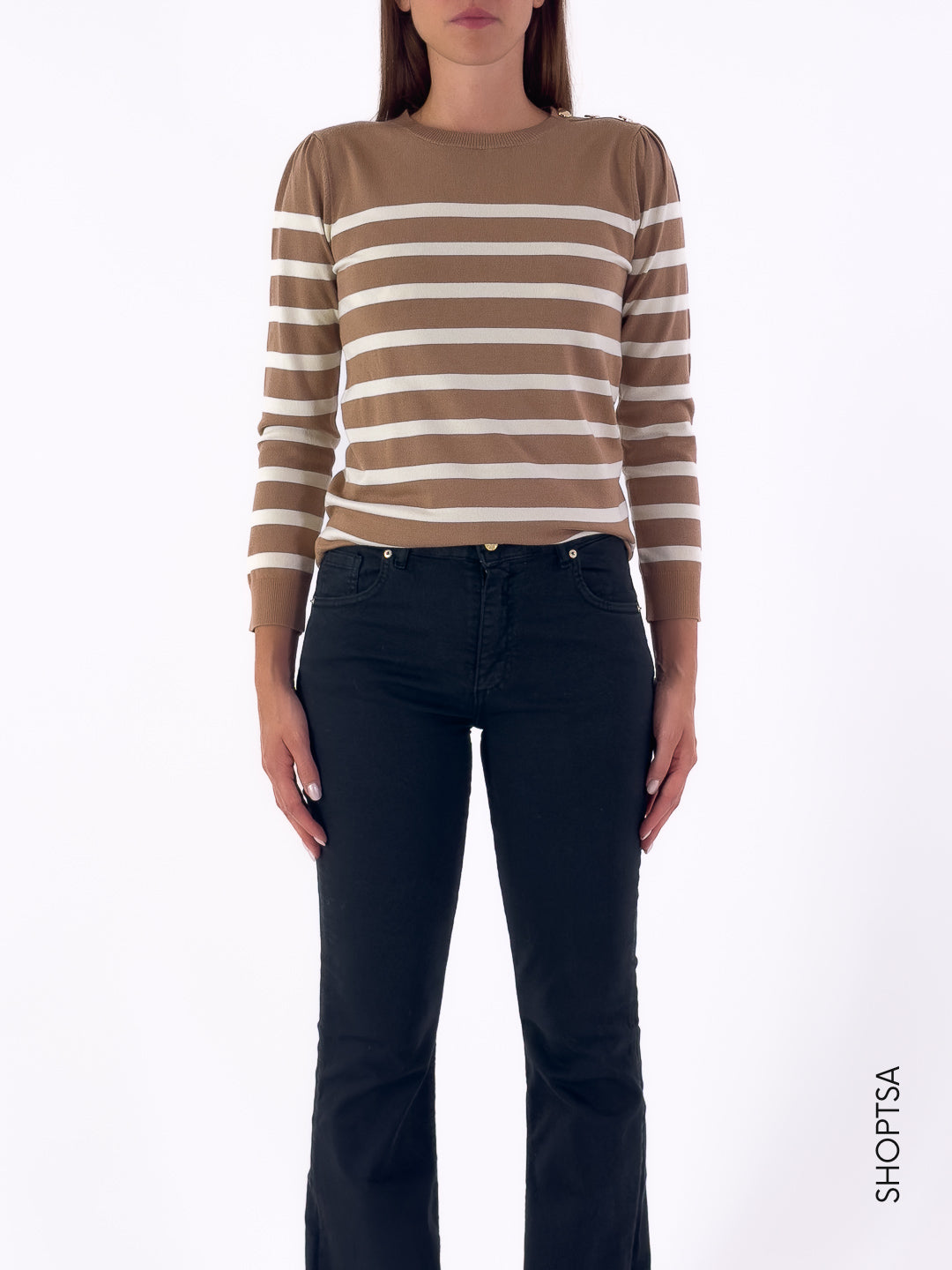 Maglioncino in viscosa righe