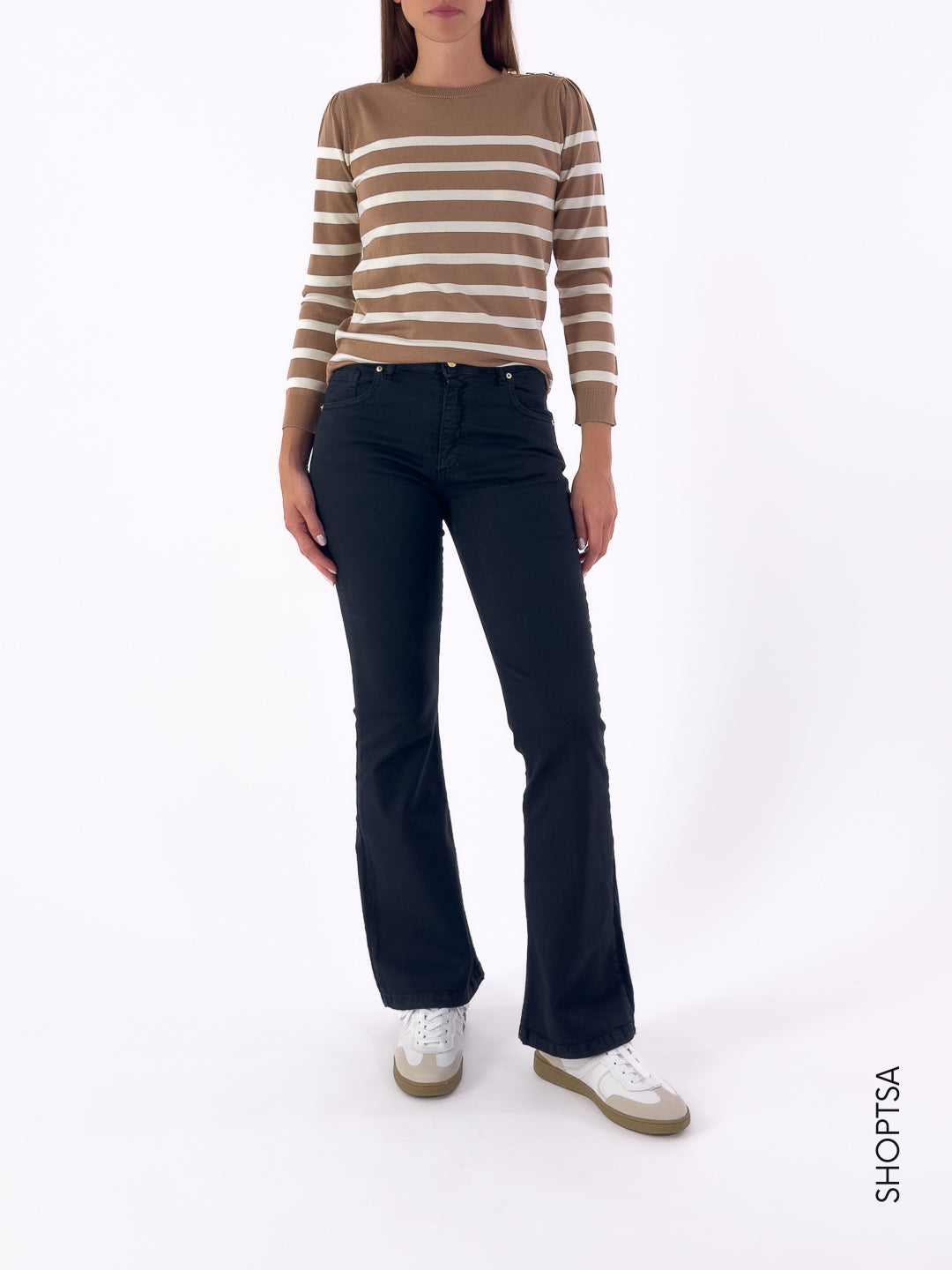 Maglioncino in viscosa righe