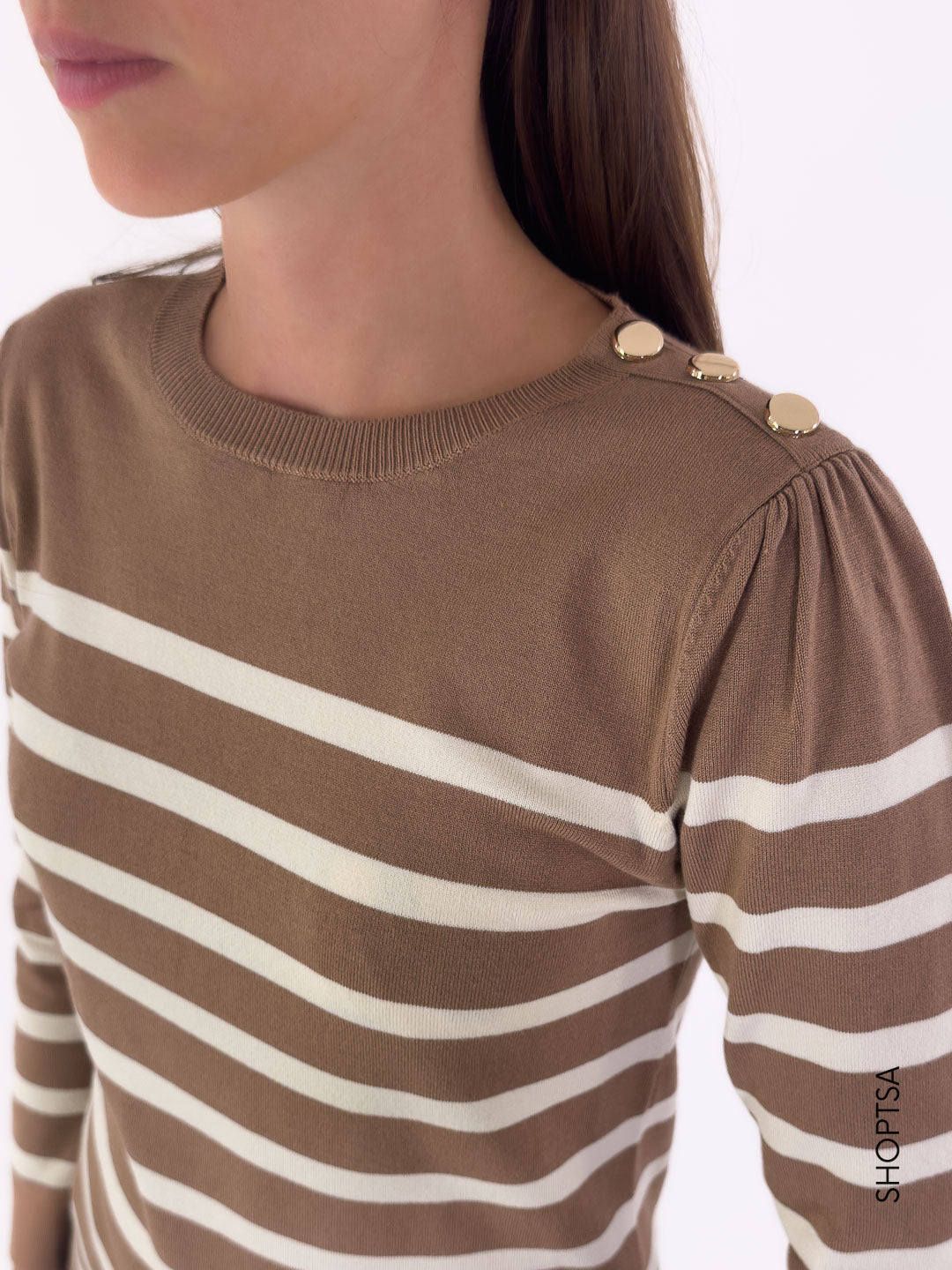 Maglioncino in viscosa righe