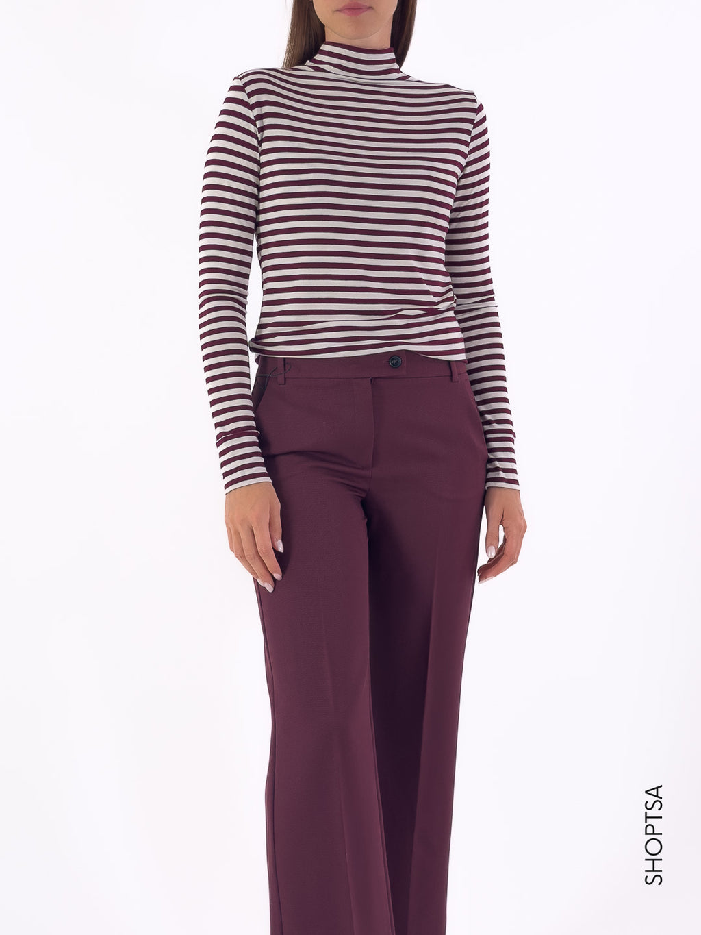 T-shirt lupetto in jersey