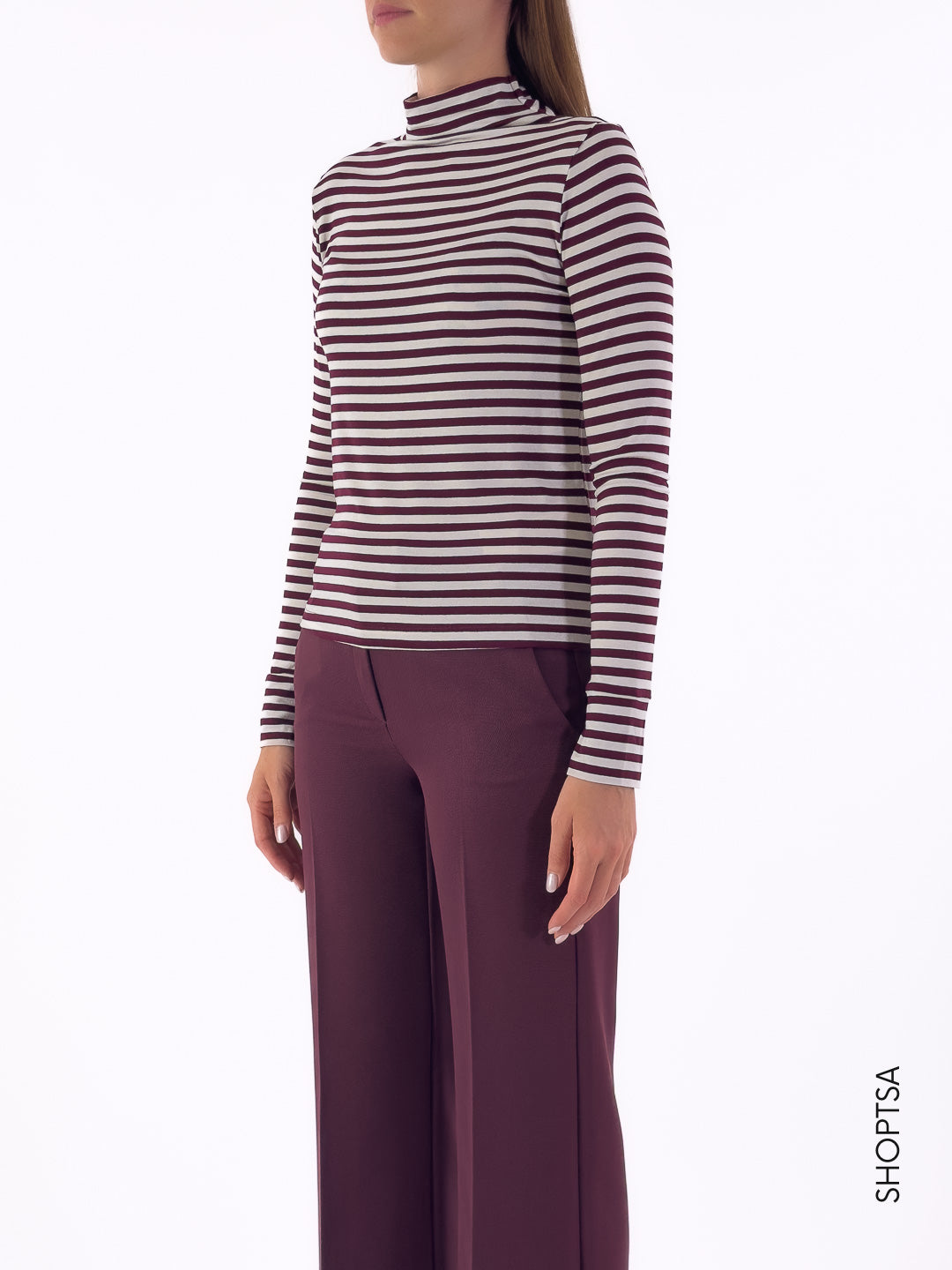 T-shirt lupetto in jersey