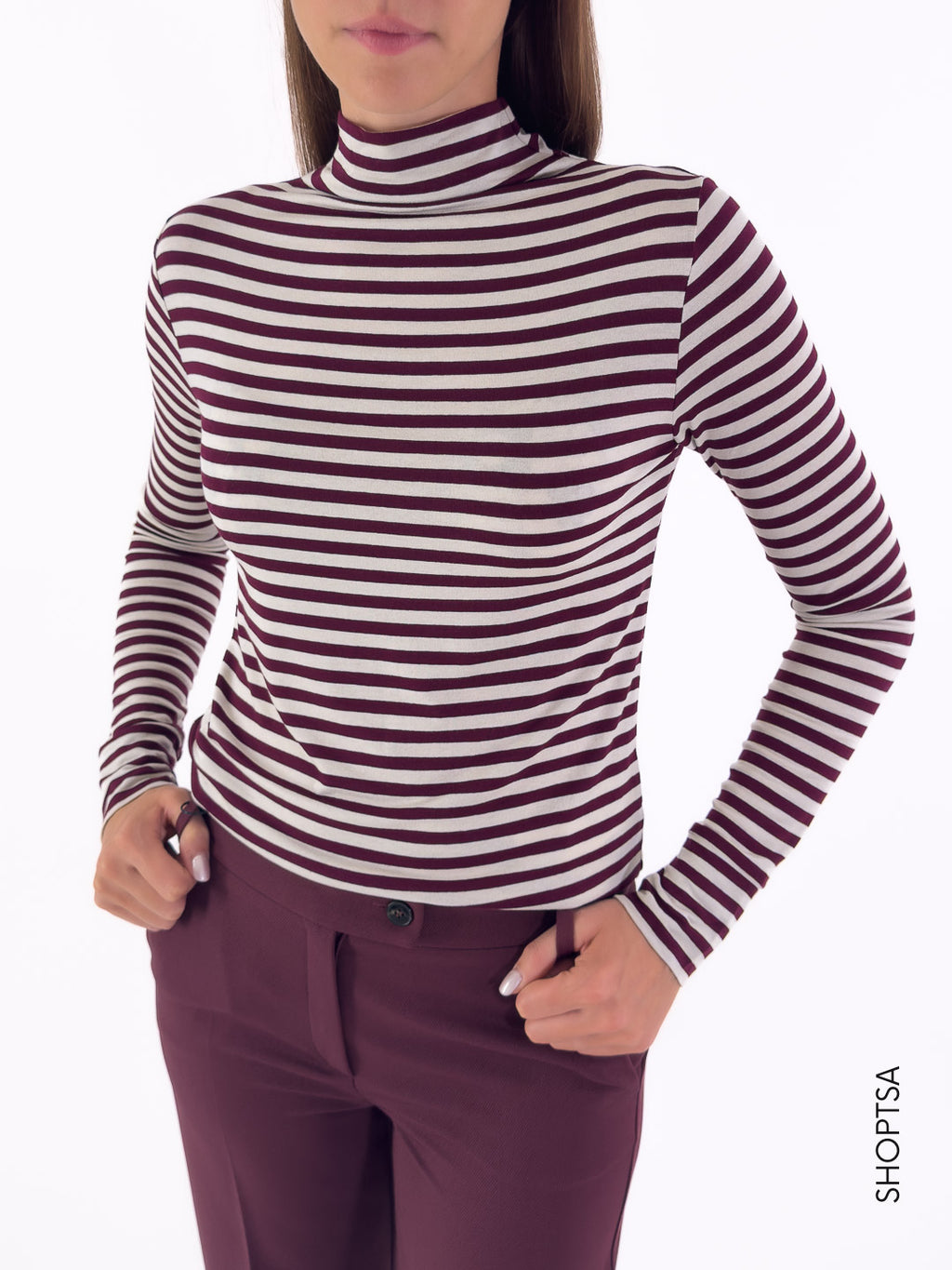 T-shirt lupetto in jersey