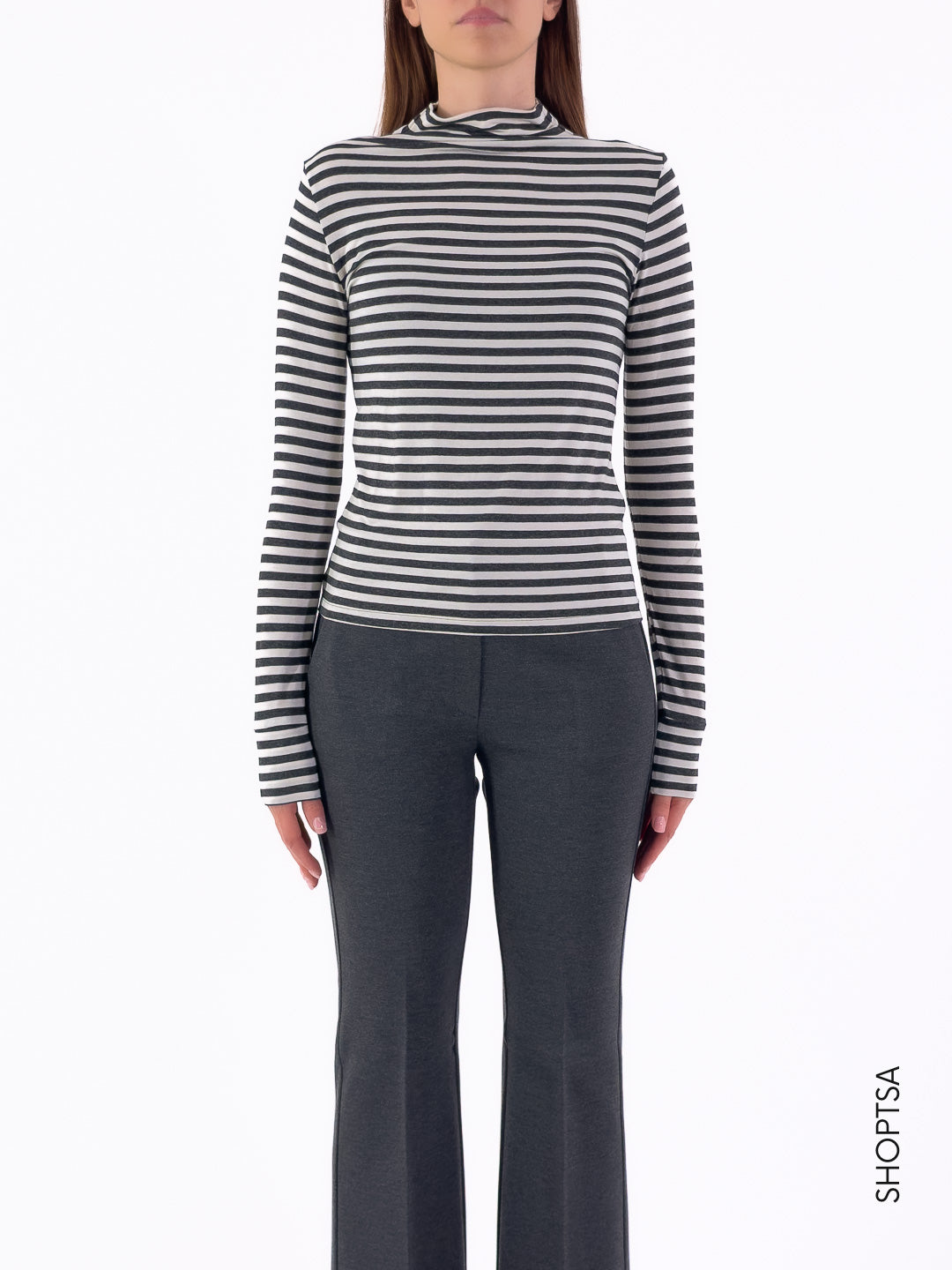 T-shirt lupetto in jersey