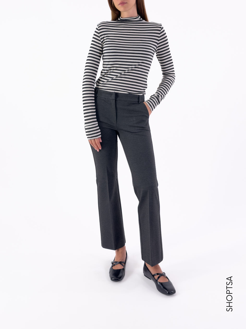 T-shirt lupetto in jersey