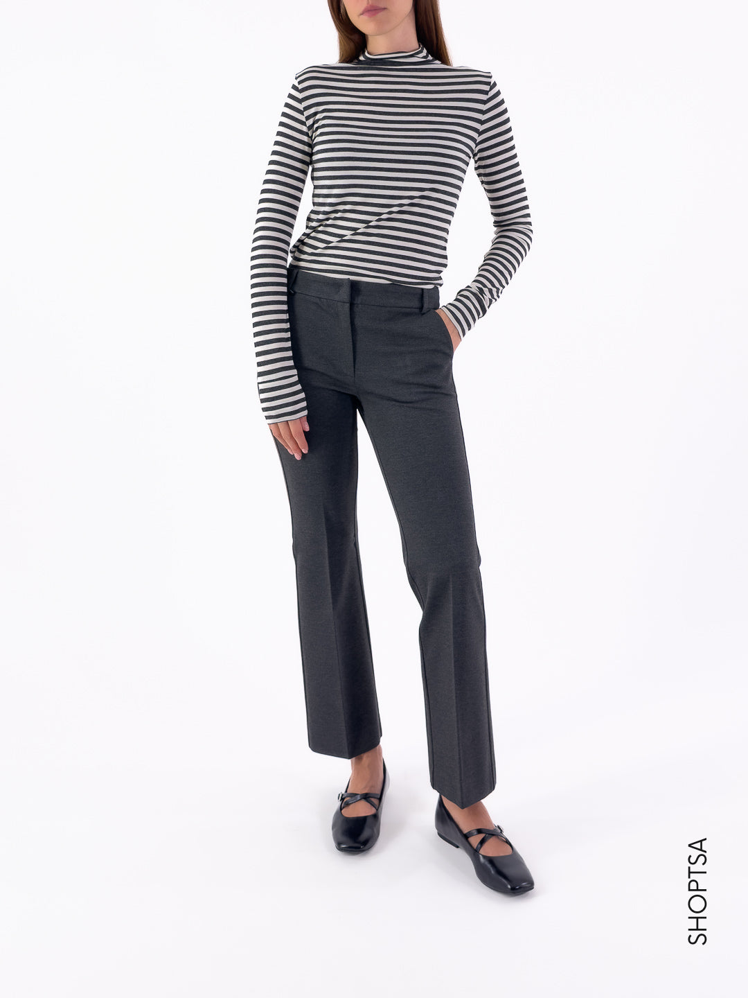 T-shirt lupetto in jersey