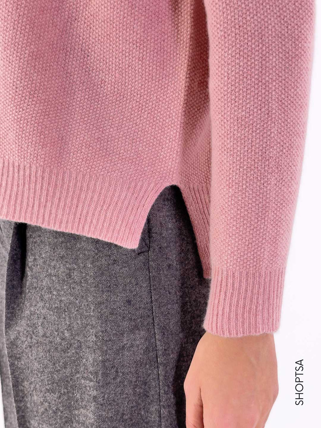 Maglia in lana punto riso