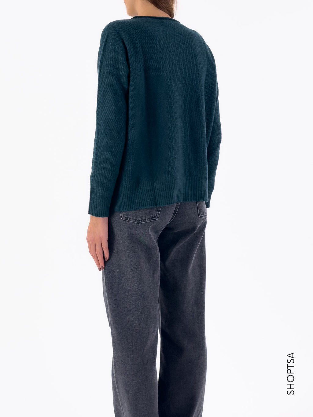 Maglia in lana punto riso