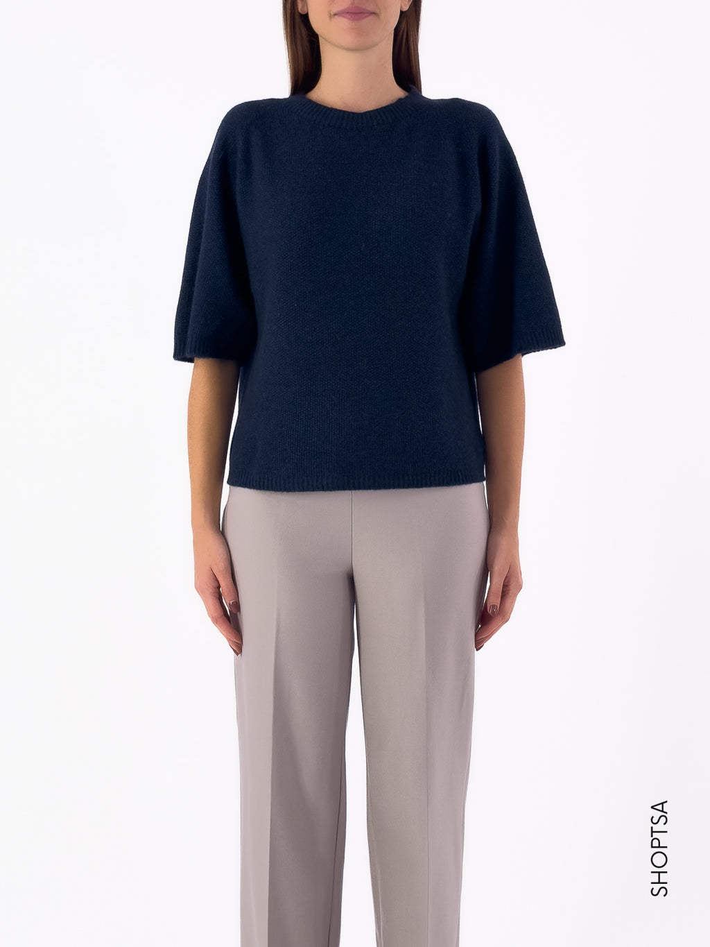 Maglia punto riso volume manica 40225