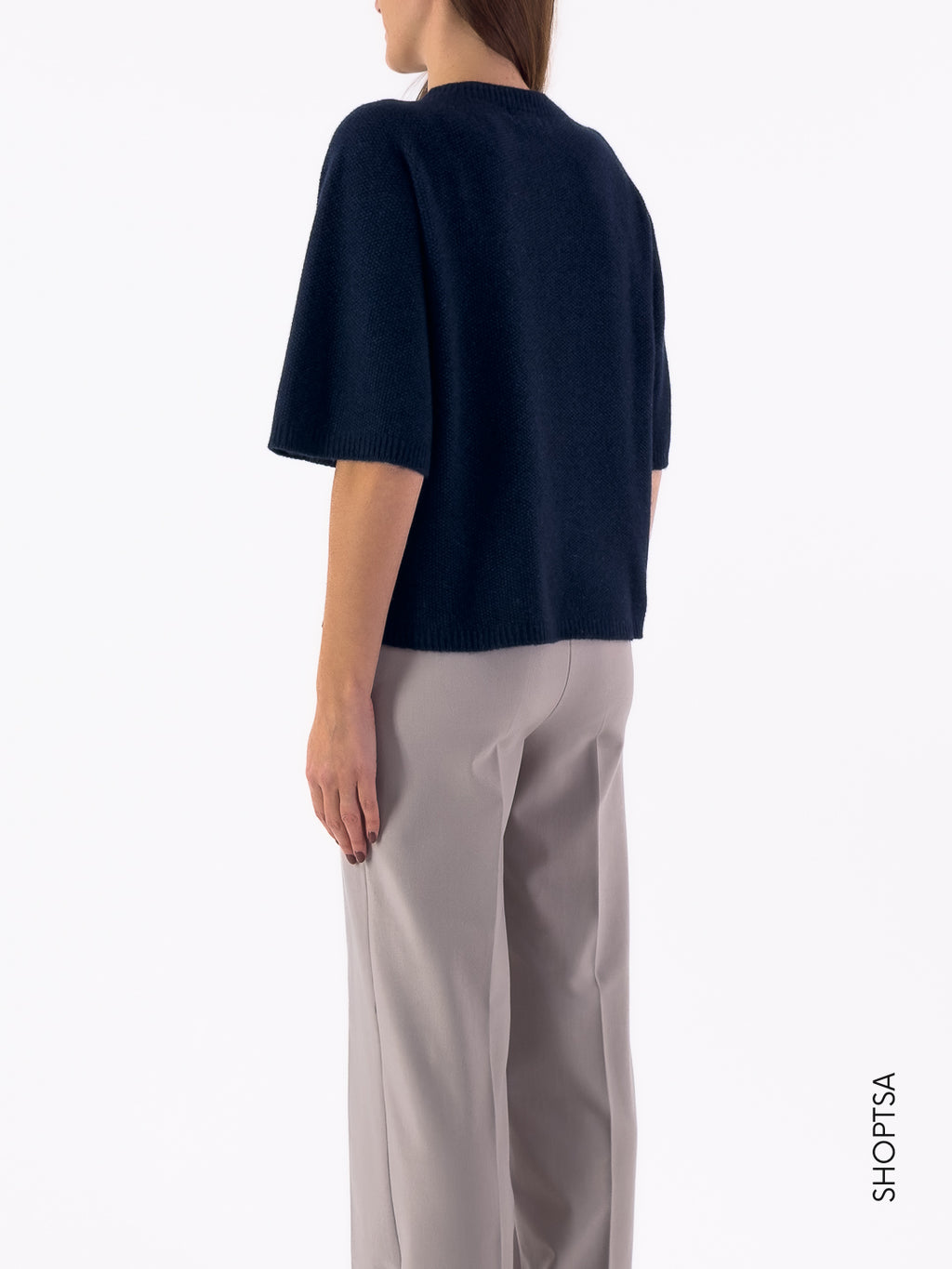 Maglia punto riso volume manica 40225