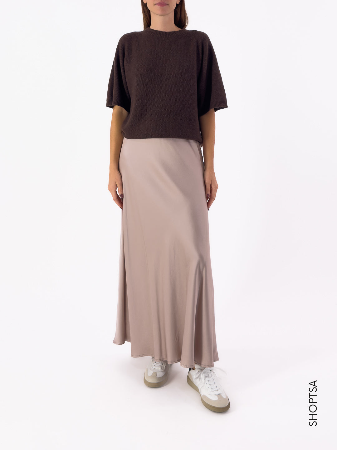 Maglia punto riso volume manica 40225