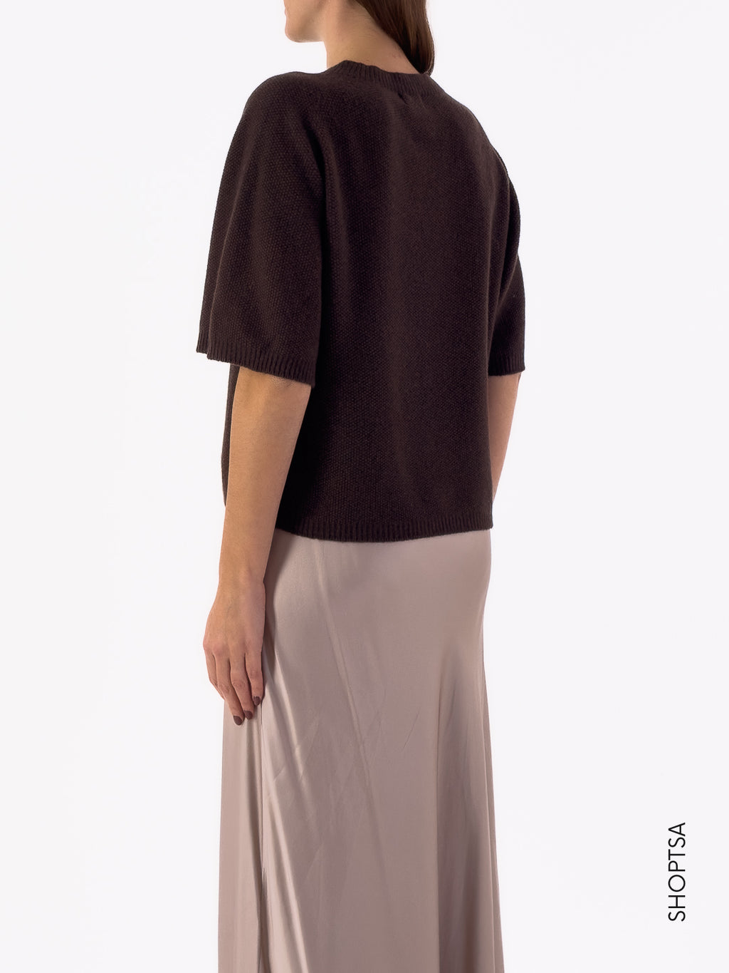 Maglia punto riso volume manica 40225