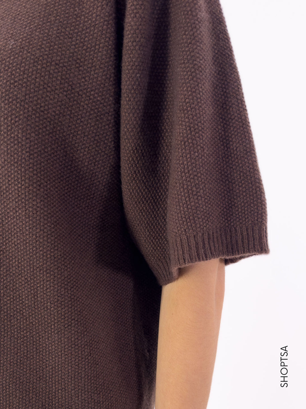 Maglia punto riso volume manica 40225