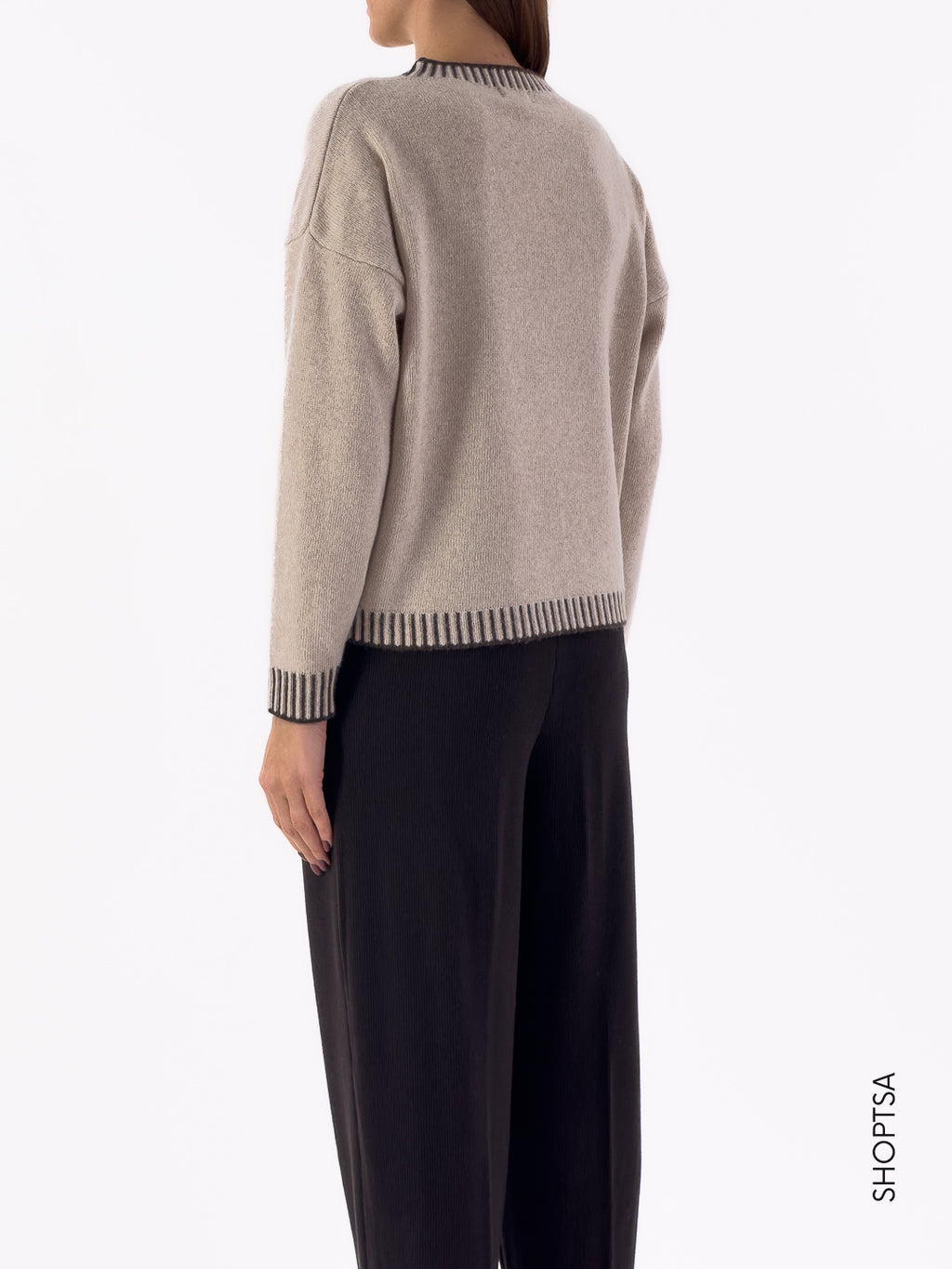 Maglia cashmere e lana dettagli 40311