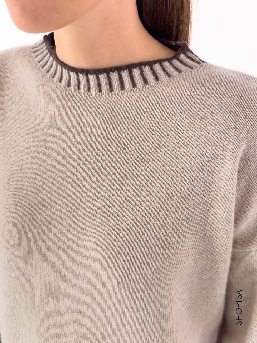 Maglia cashmere e lana dettagli 40311