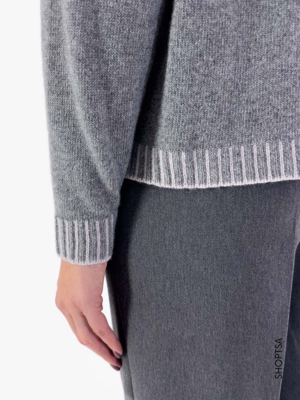 Maglia cashmere e lana dettagli 40311