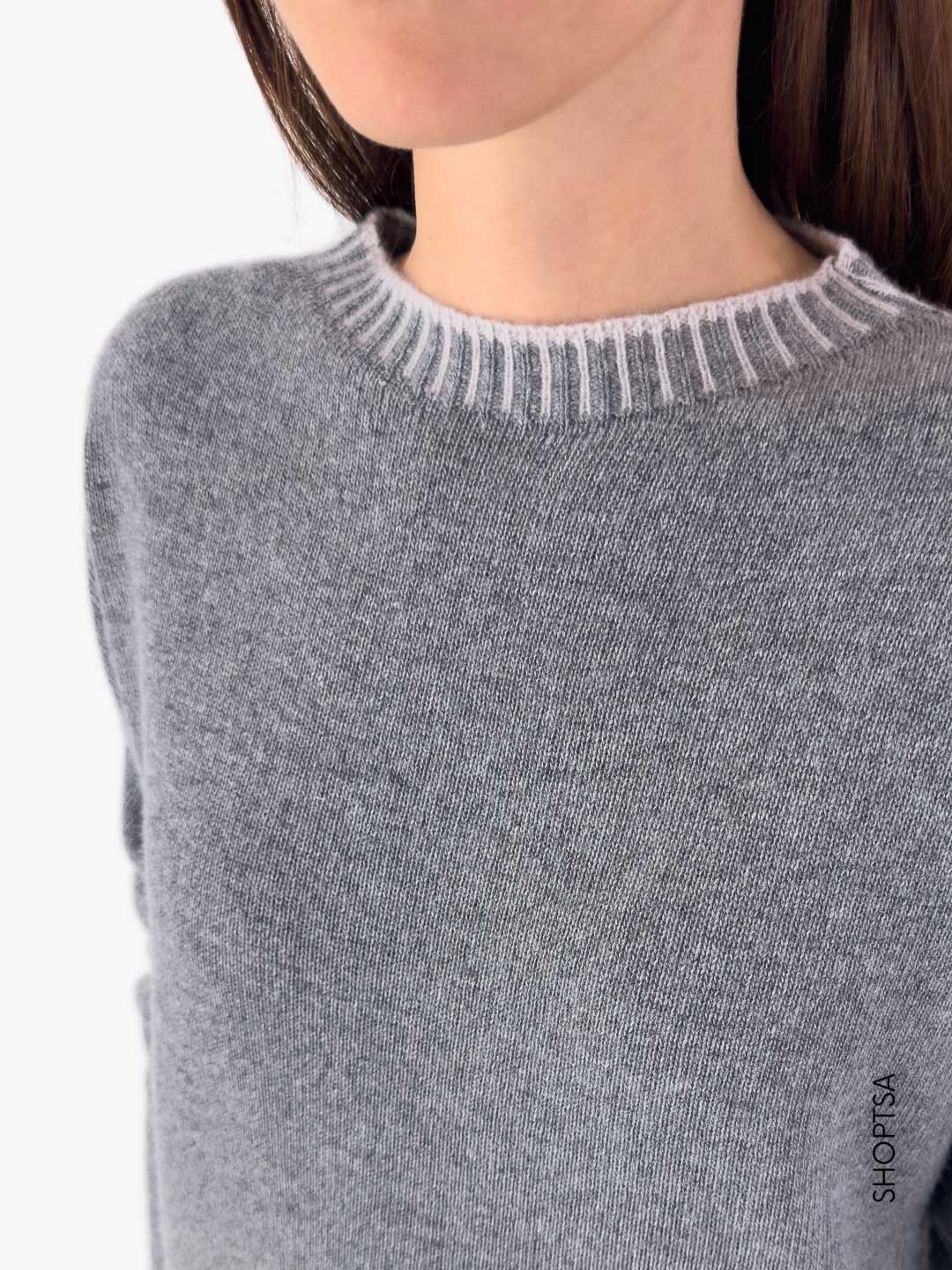 Maglia cashmere e lana dettagli 40311