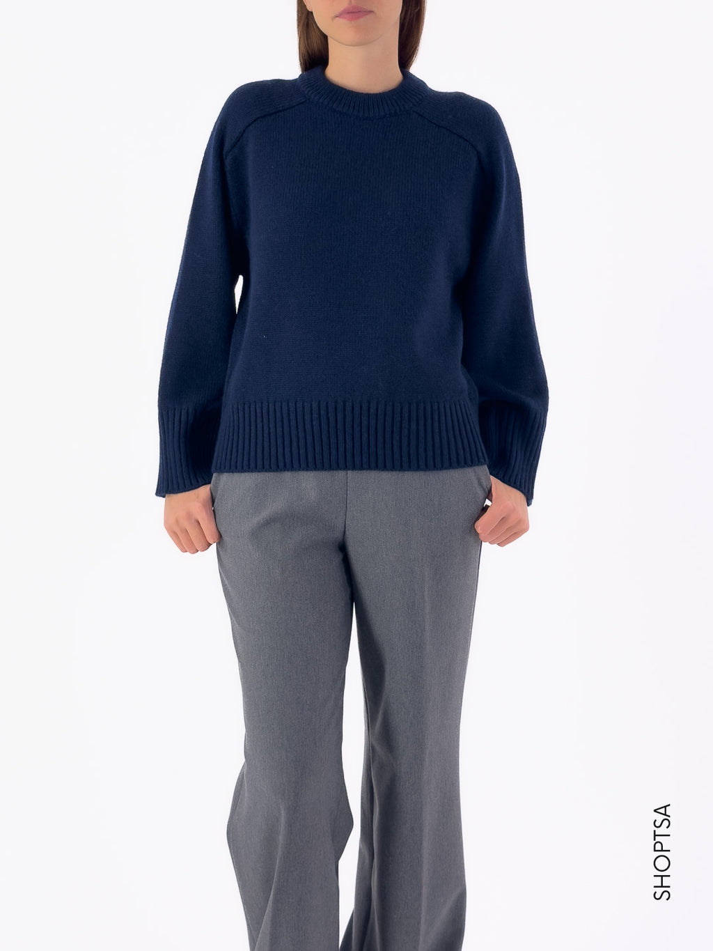 Maglione girocollo in lana SN25028