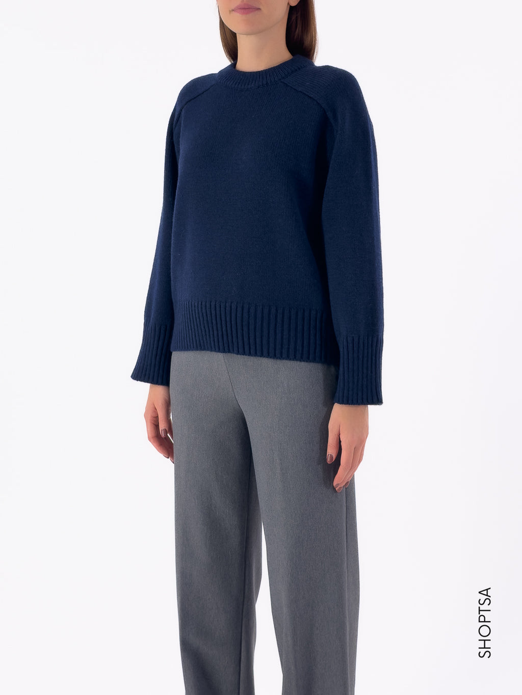 Maglione girocollo in lana SN25028