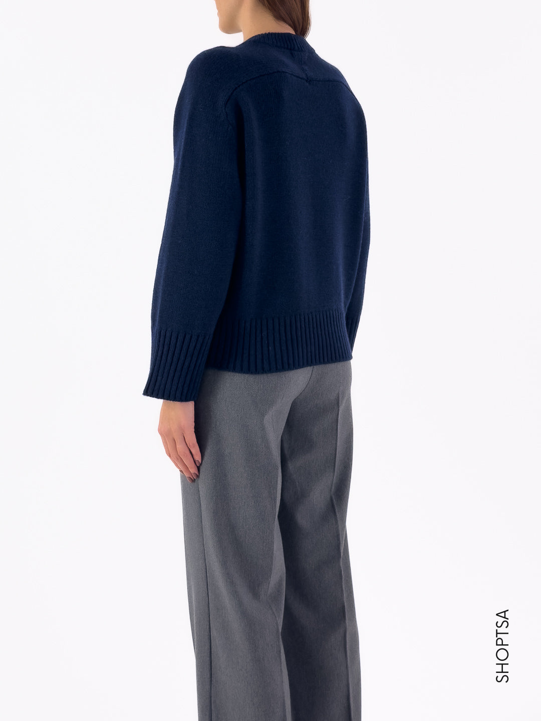 Maglione girocollo in lana SN25028