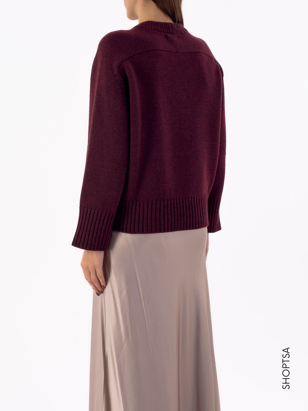 Maglione girocollo in lana SN25028