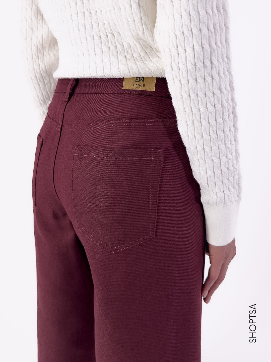 Pantalone bull di cotone TEBE