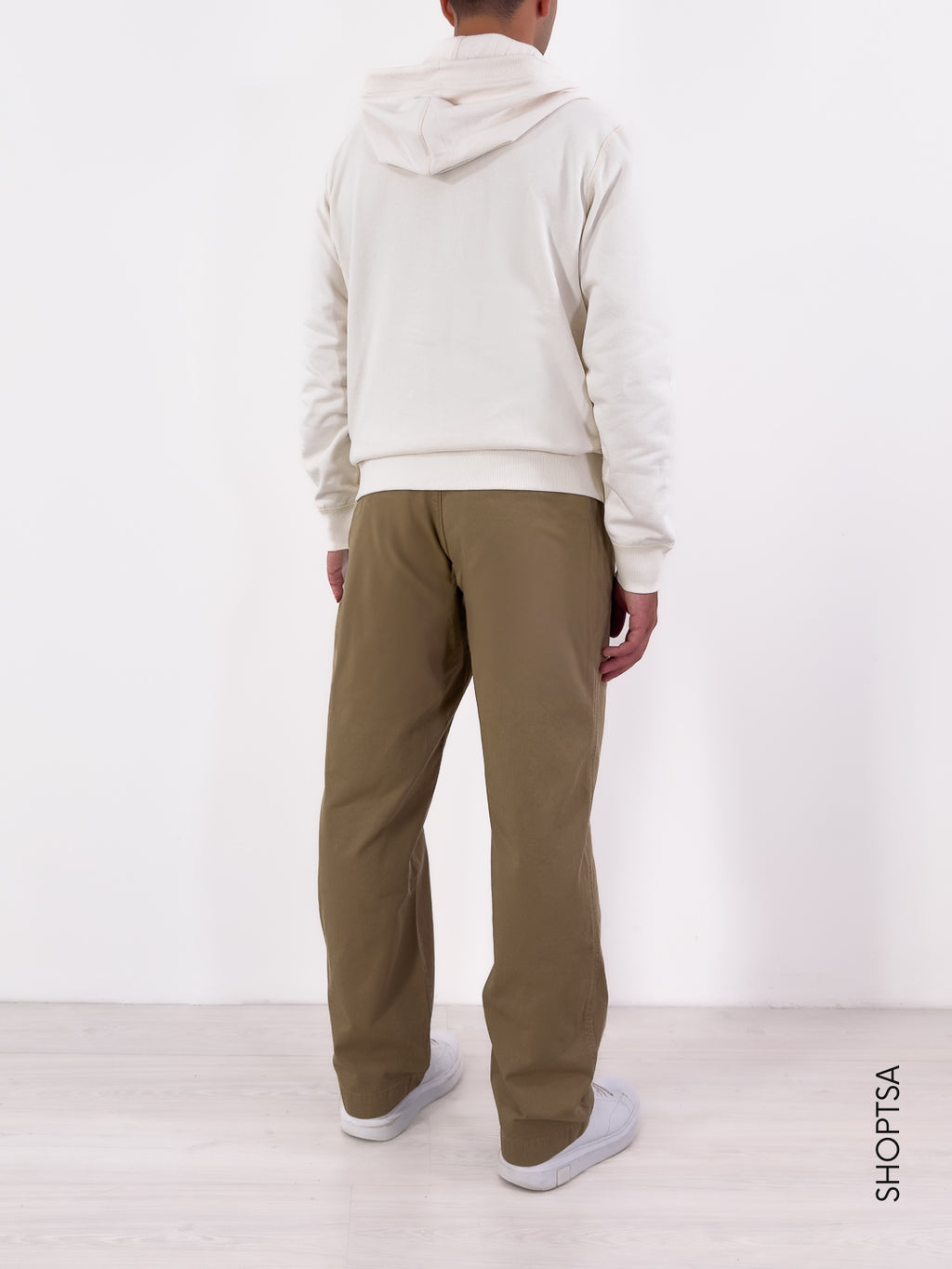 Felpa panna con ricamo 39691