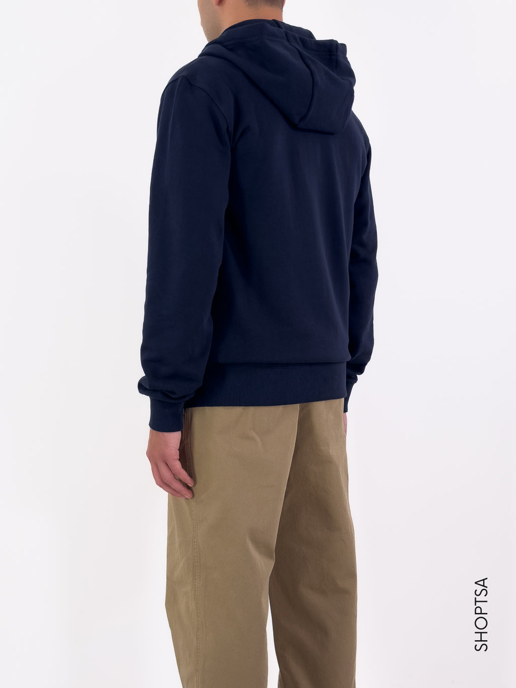 Felpa con cappuccio e zip 39375