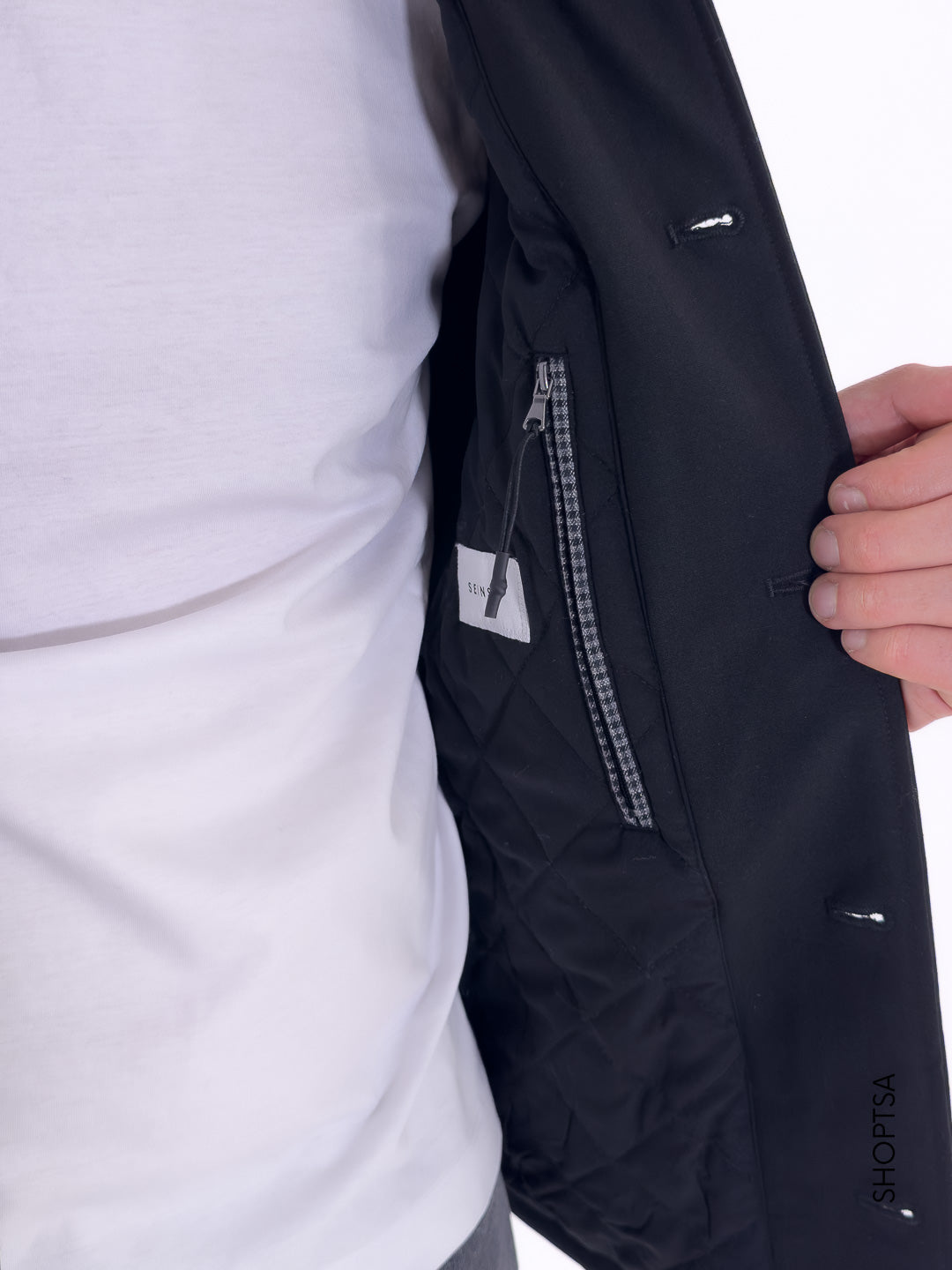 Giacca overshirt trapuntata Gbi1045