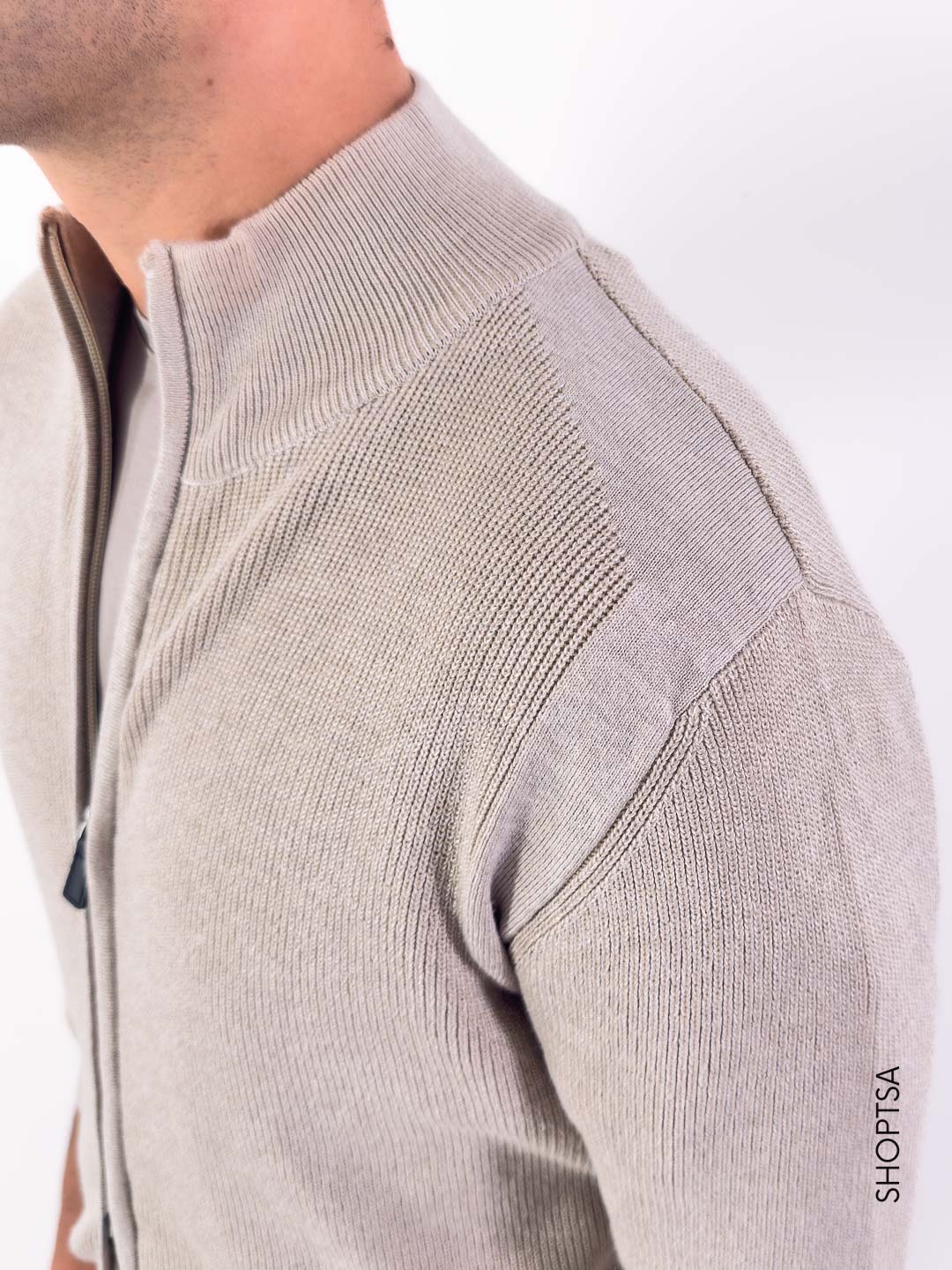 Giacca in maglia con zip MI3065