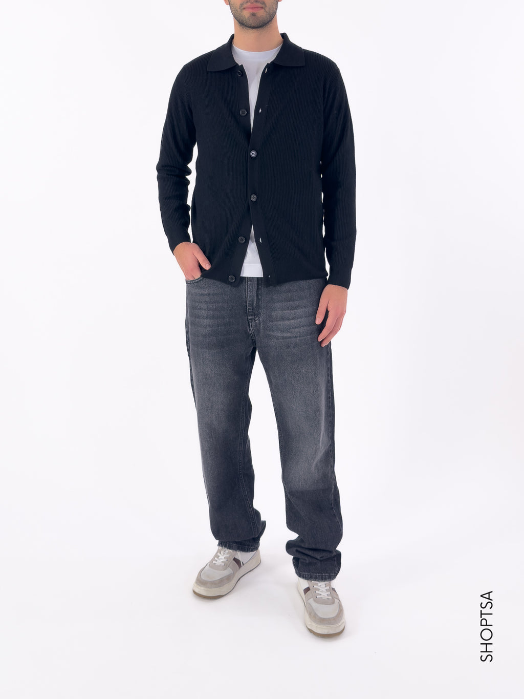 Maglia cardigan in viscosa  MI3168