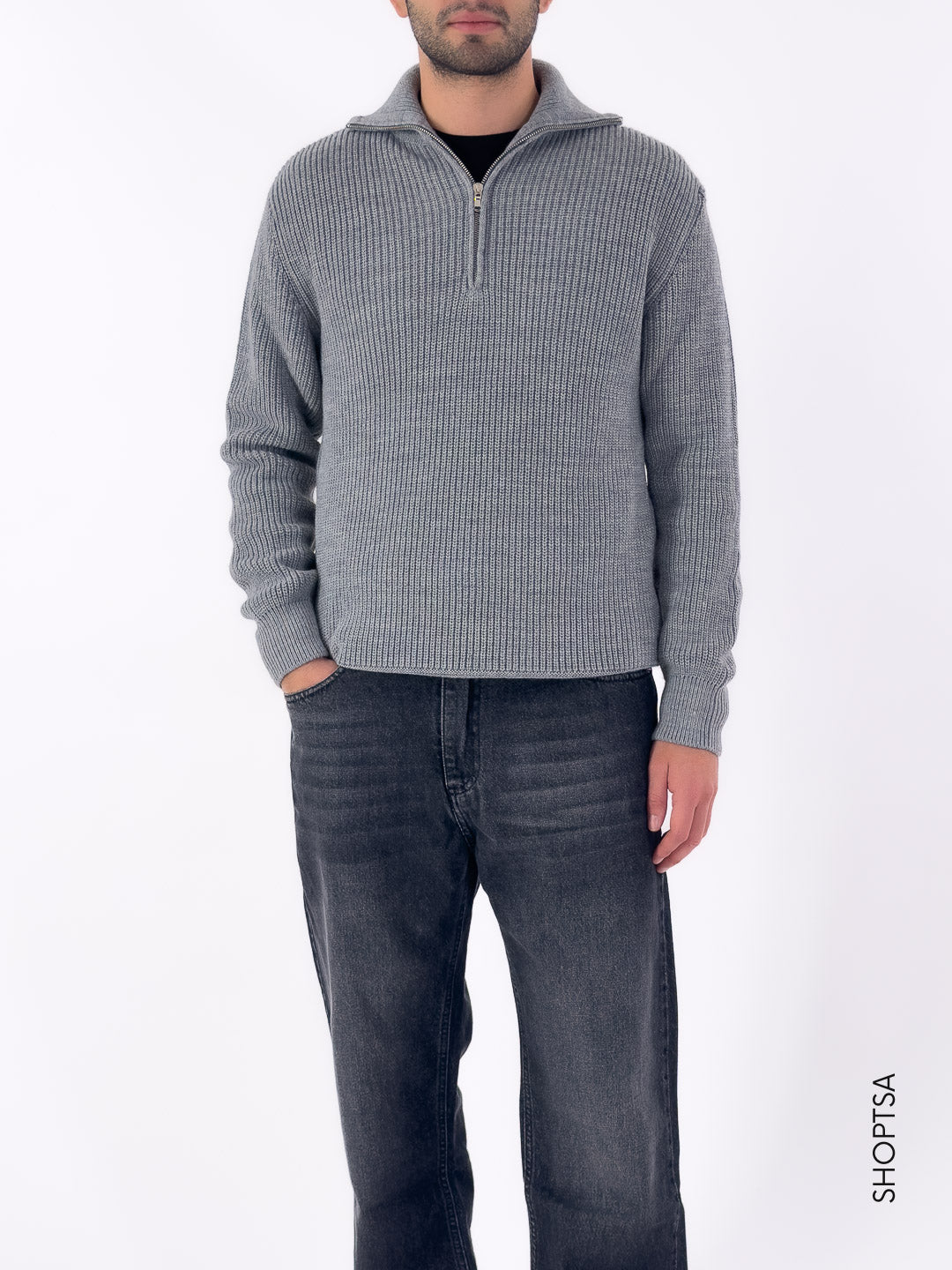 maglione costa inglese zip MI3179