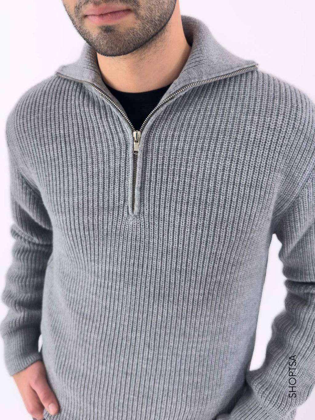 maglione costa inglese zip MI3179