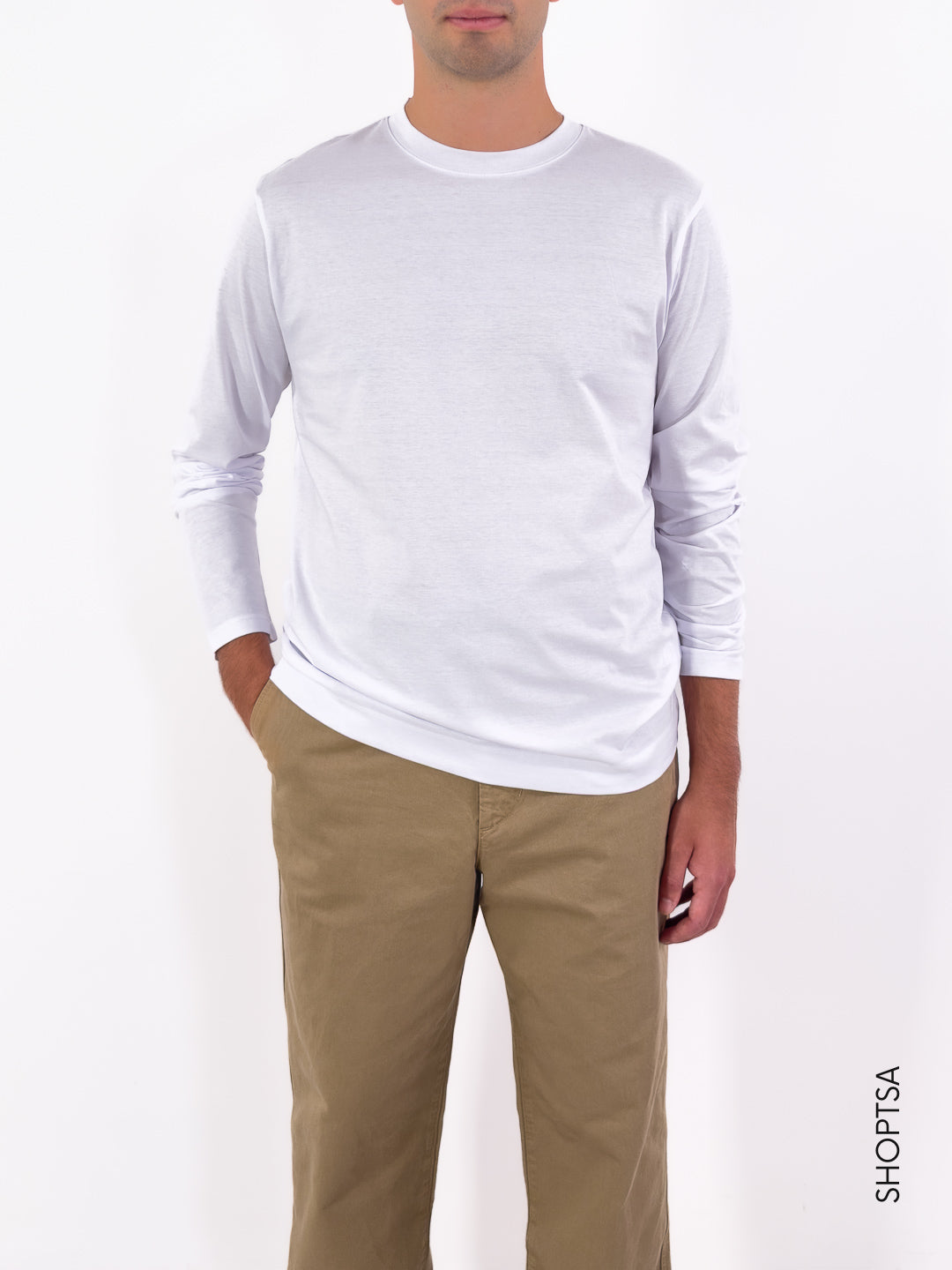 T-shirt manica lunga cotone mercerizzato TI3053