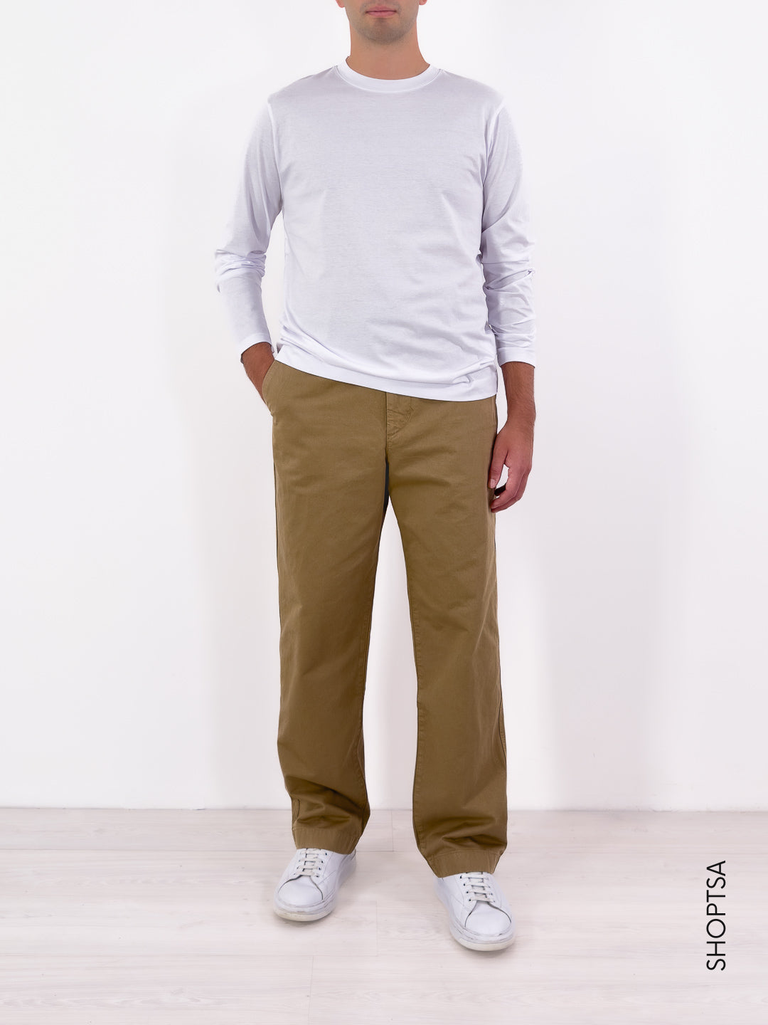 T-shirt manica lunga cotone mercerizzato